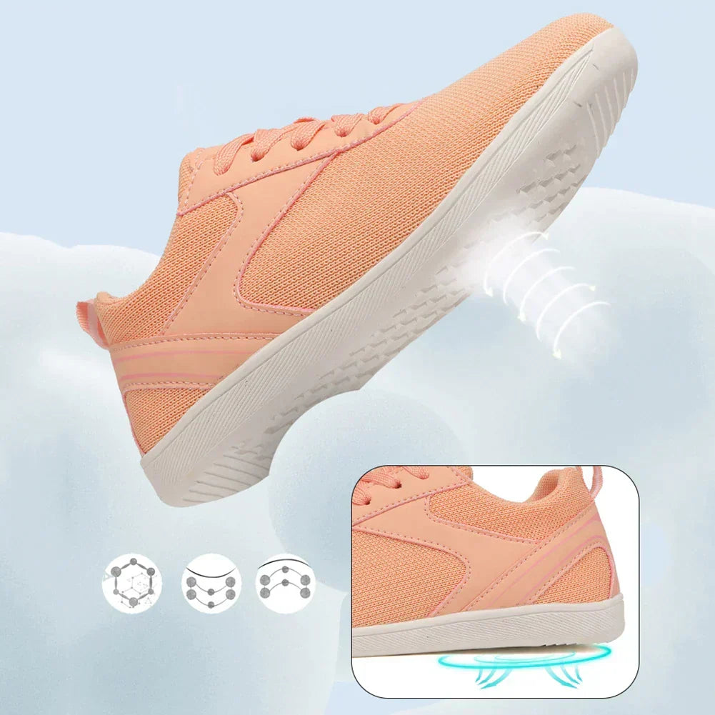 W&W Mode | Leichte Schuhe mit Flacher Rutschfester Sohle für Mehr Komfort