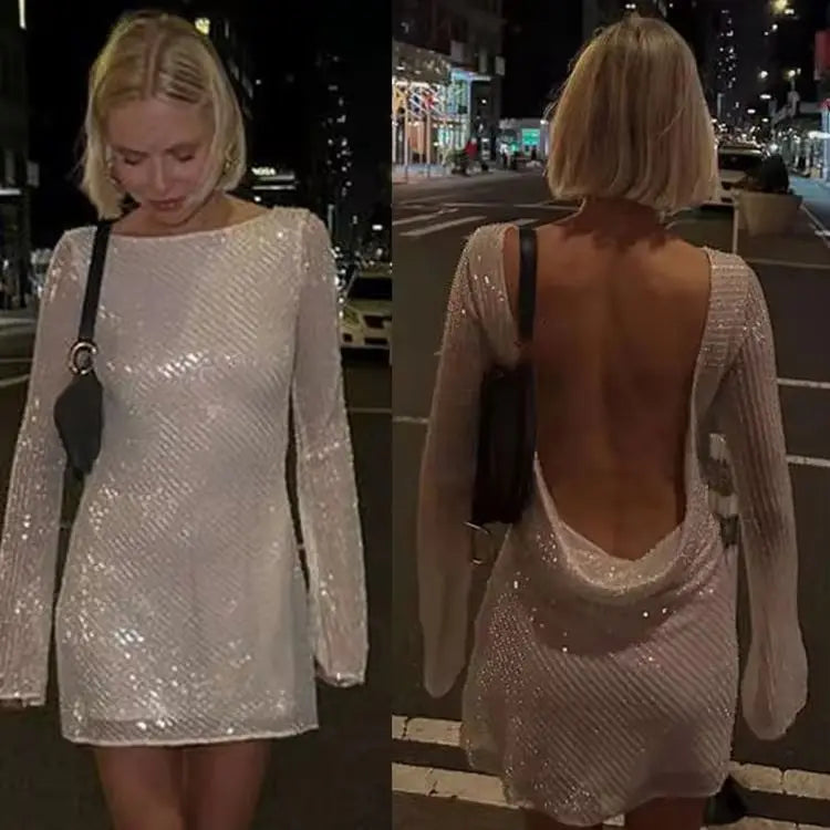 WW | Sparkle Glitter Mini Kleid