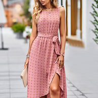 WW | Midi-Kleid mit Punkten