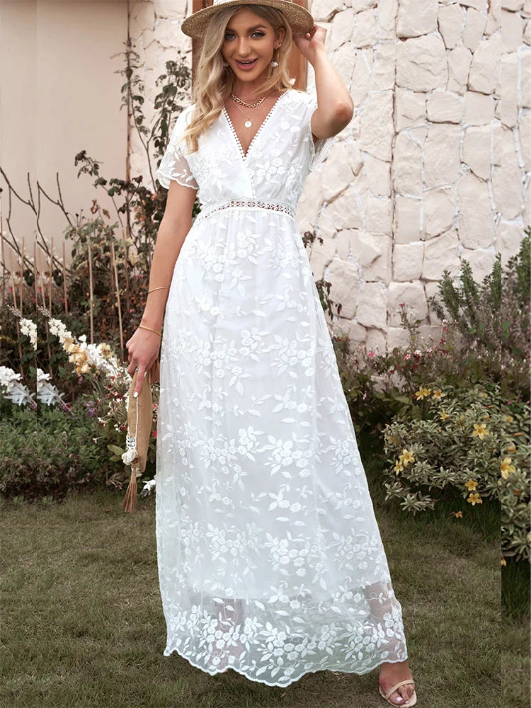 WW | Weinlese Boho Brautkleid