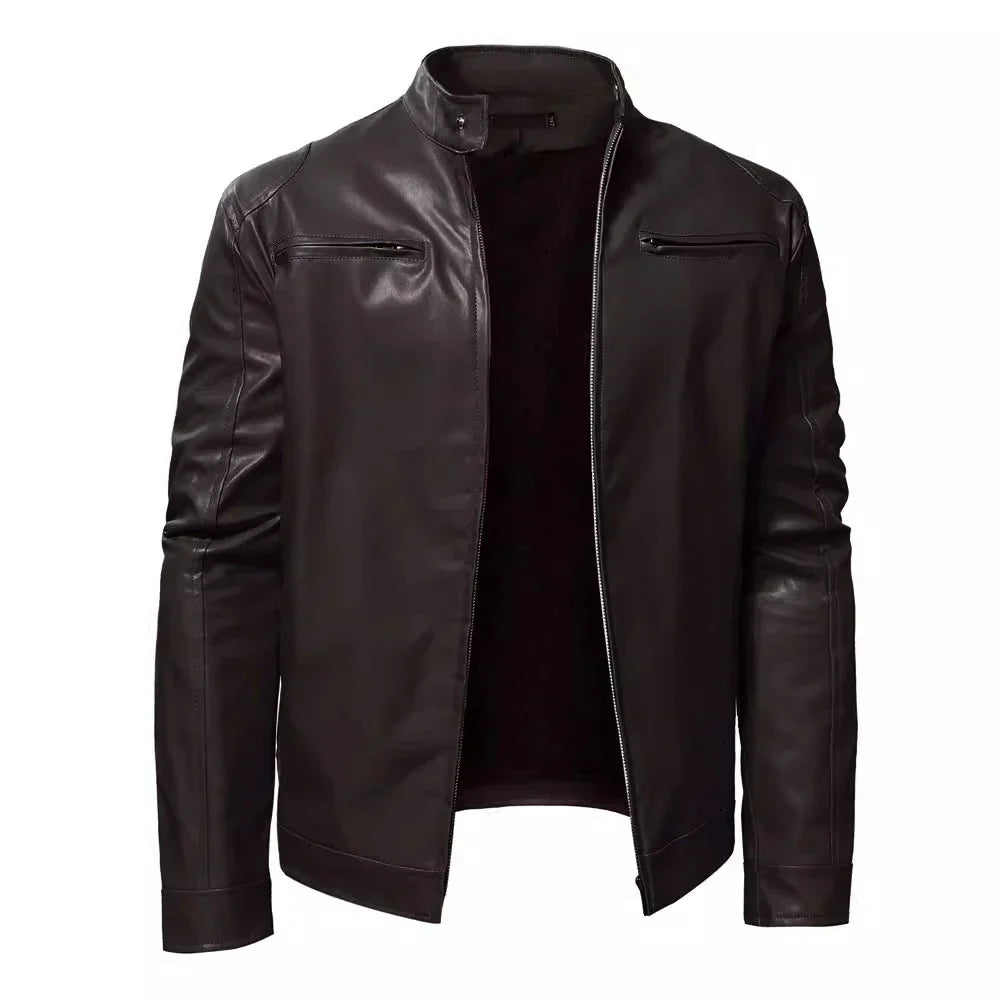 WW | Zeitlose Lederjacke mit Biker-Flair