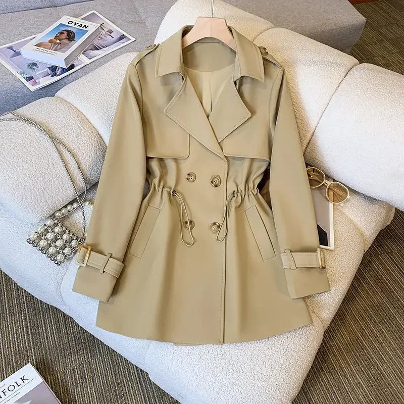 W&W Mode | Eleganter, Mittellanger Trenchcoat Für Damen