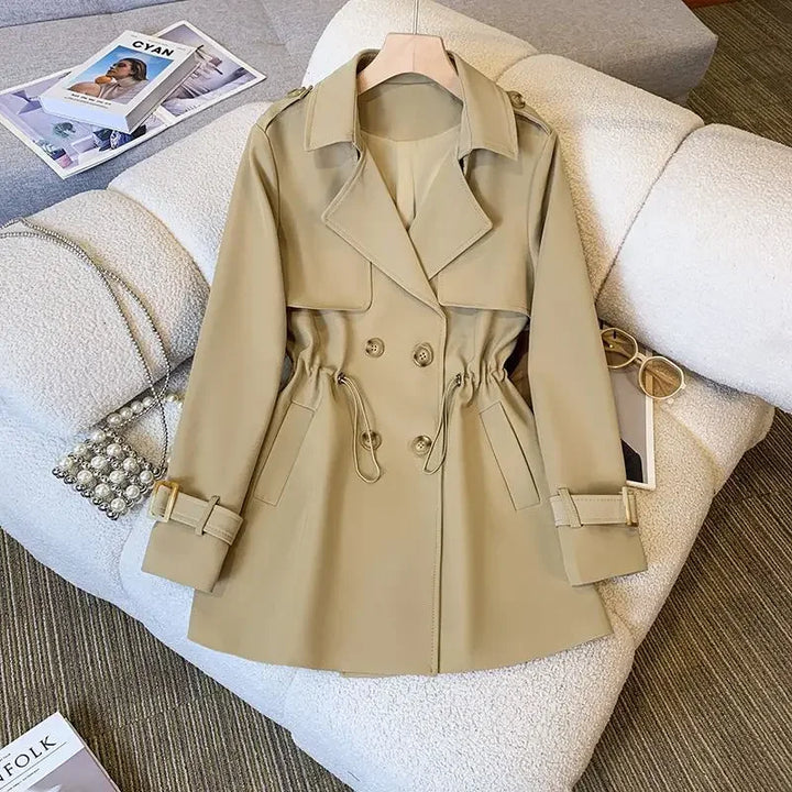 W&W Mode | Eleganter, Mittellanger Trenchcoat Für Damen