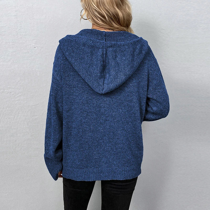W&W Mode | Bequemer Hooded Cardigan