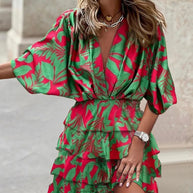 W&W - Stylisches bedrucktes Minikleid