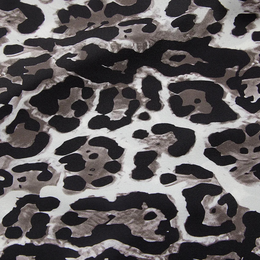 WW | Weite Hose mit Leopardenmuster
