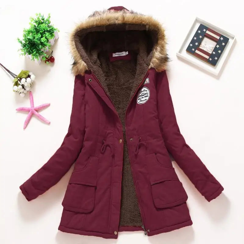 W&W Mode | Modische Winterjacke mit Kunstfellbesatz