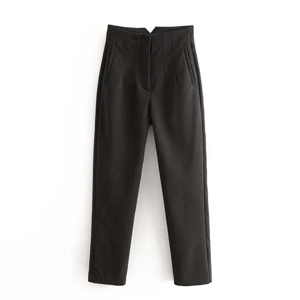 WW Vintage Hose mit geradem Reißverschluss und erhöhter Taille
