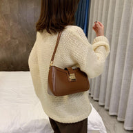 WW | Stilvolle Schultertasche für Damen - Designer-Handtasche mit Reißverschluss