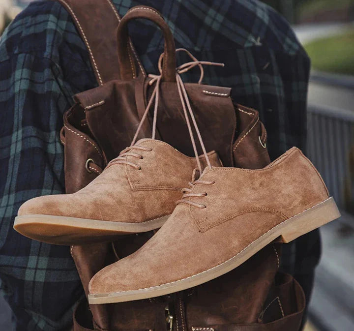 WW | Atmungsaktiv Weich Anzugschuhe Herren Aus Kalbsleder