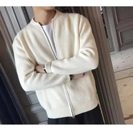 WW | Einfarbige Strickjacke Für Herren