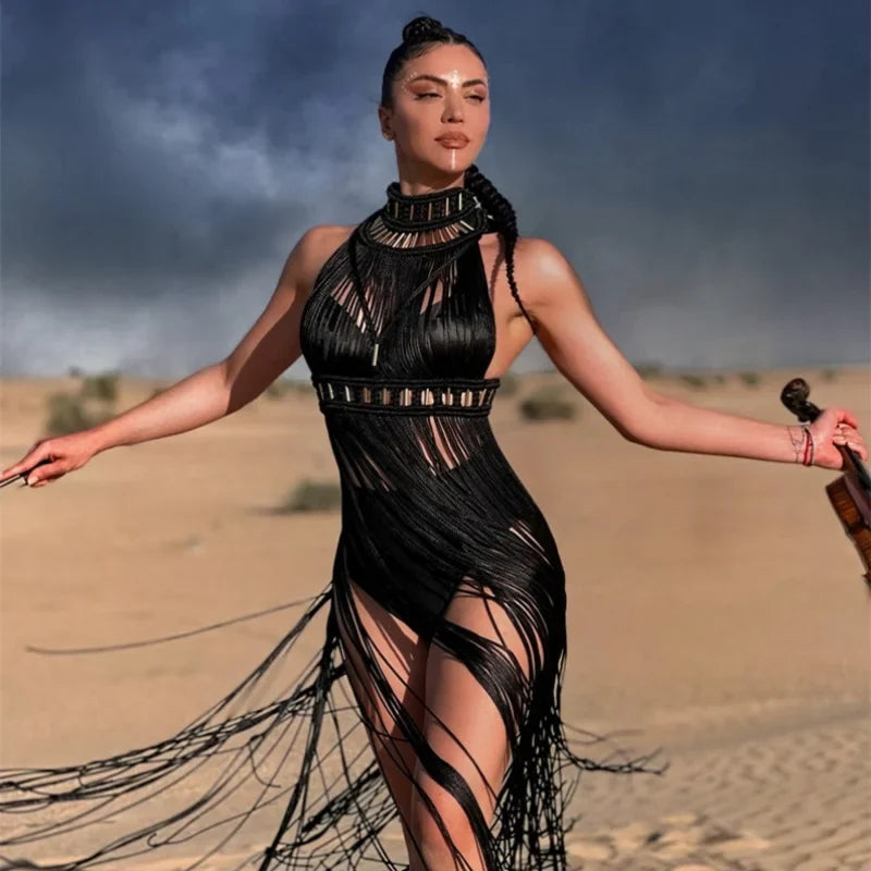 W&W Mode | Bohemian Häkel Strick Strandüberwurf