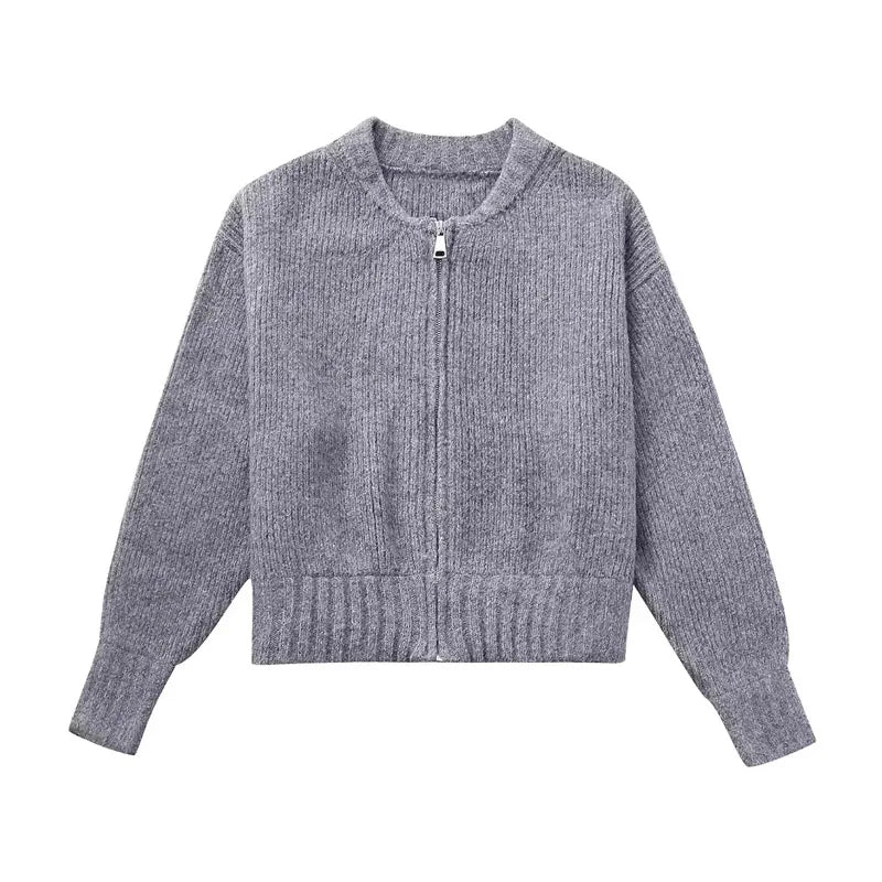 WW | Damen Kurz Strickjacke
