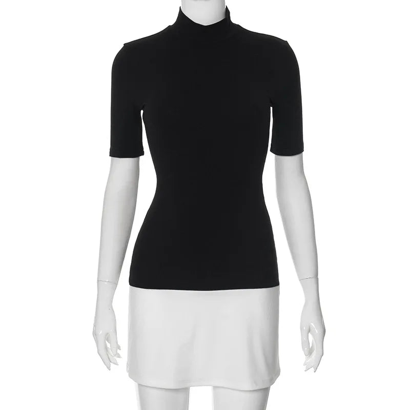 WW | Lässig Patchwork Mini Kleid