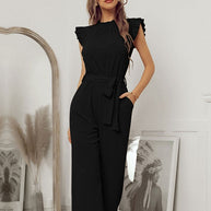 WW | Pinker Rüschen Jumpsuit