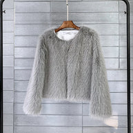 Plüschjacke aus Flausch