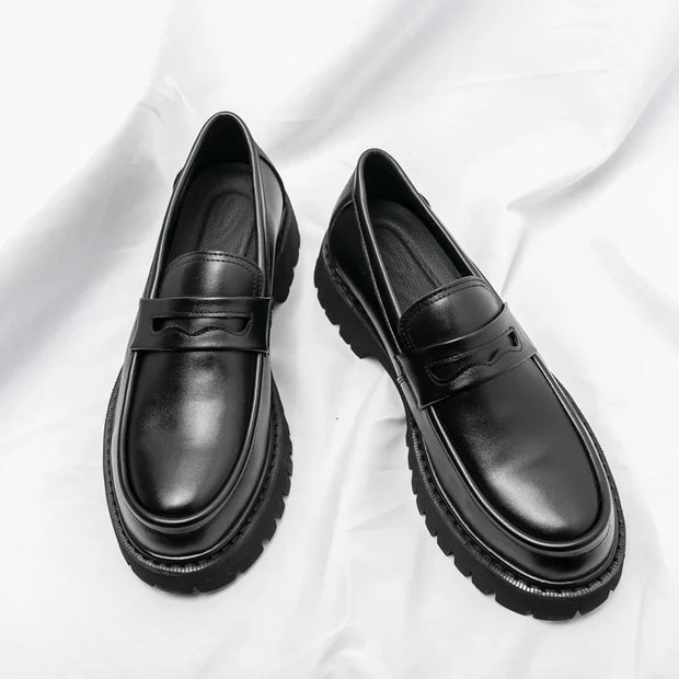 WW | Premium Geschäftliche Herren Loafers Hohe Sohle