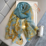 WW | Seidenschal Mit Elegantem Design Und Weicher Textur Für Kalte Tage Stil