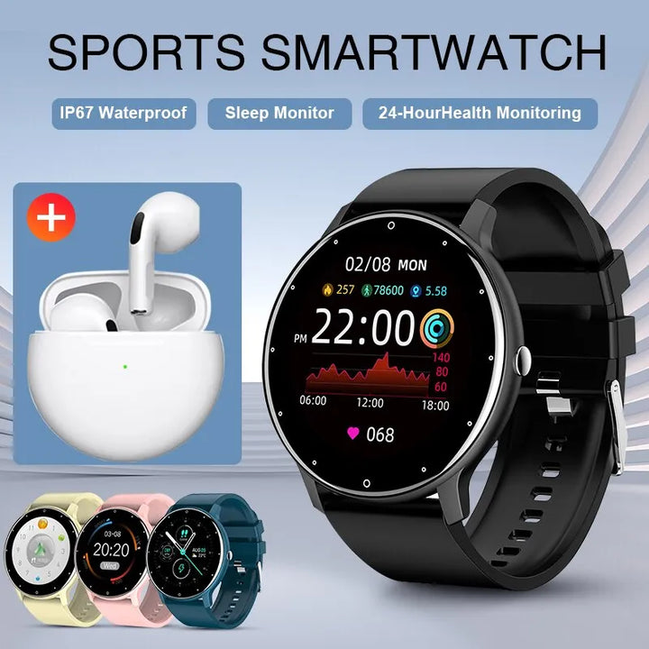 W&W Mode | Schlankes Sportuhr Echtzeit Aktivitätstracker Aktiver Lebensstil