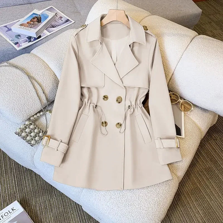 W&W Mode | Eleganter, Mittellanger Trenchcoat Für Damen