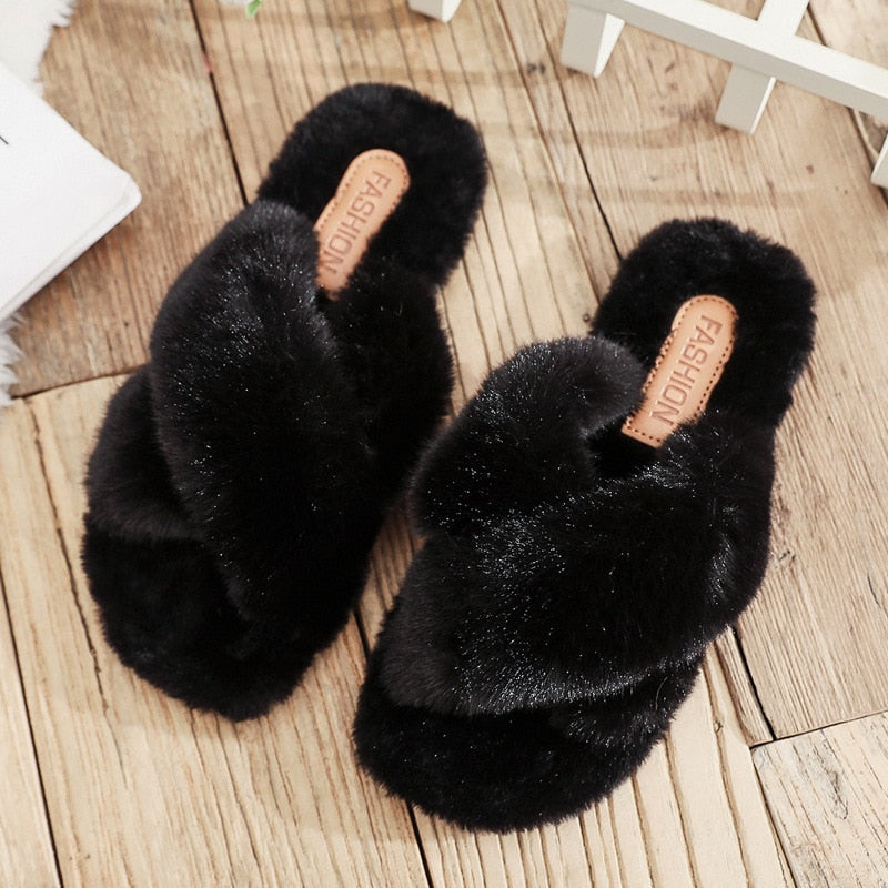 WW | Winter-Fluffige Hausschuhe Mit Gemütlicher Wärme Für Frauen