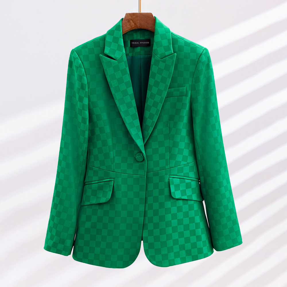 WW | Eleganter Karierter Blazer