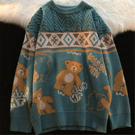 WW - Hässlicher Weihnachtspulli - Niedlicher Bärenpullover für Paare