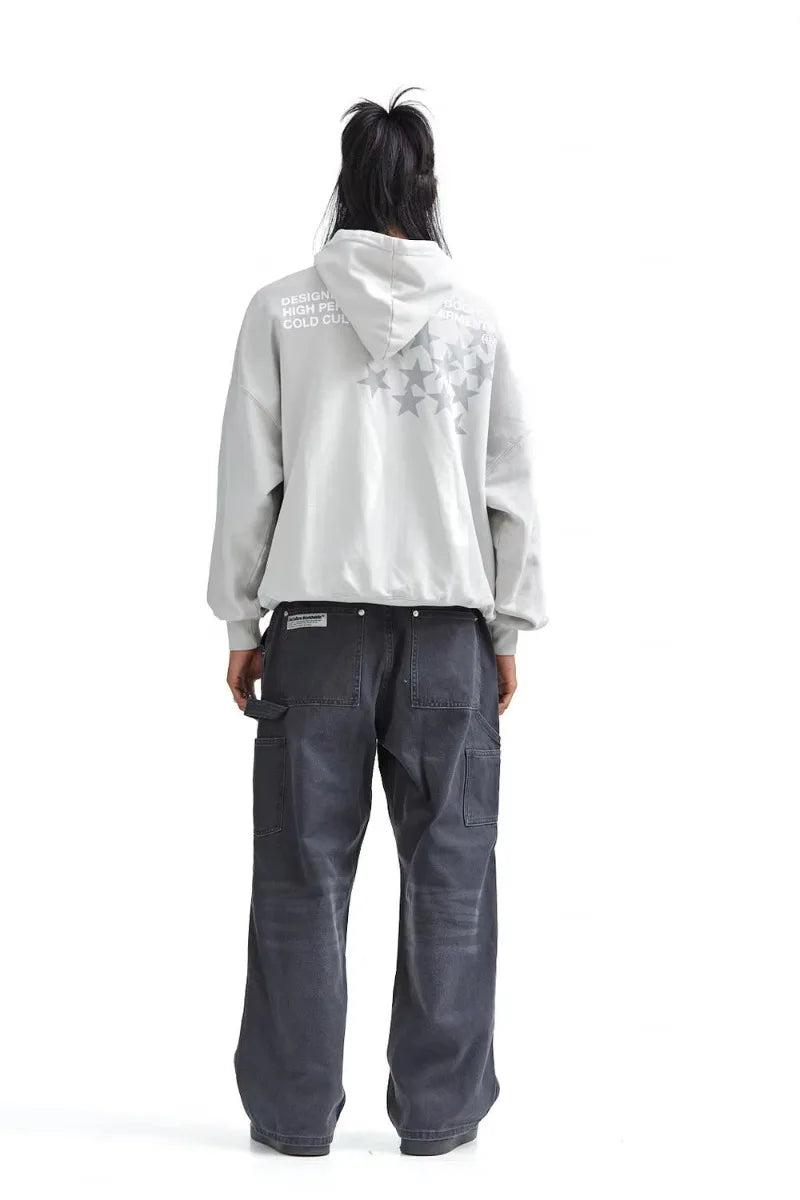 WW | Oversized-Hoodie mit gewagtem Logo für Damen