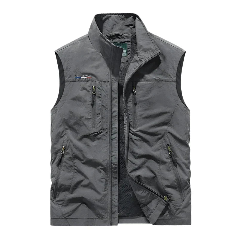 W&W Mode | Mehrfachtaschen Nylon Bodywarmer Für Herren