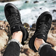 WW | Niedrig Wasserabweisende Wanderschuhe Mit Robuster Sohle Für Herren