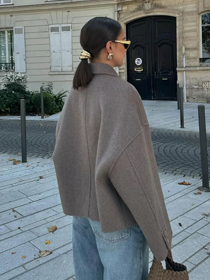 W&W Mode | Gepolsterte Halbsaisonjacke Mit Knöpfen