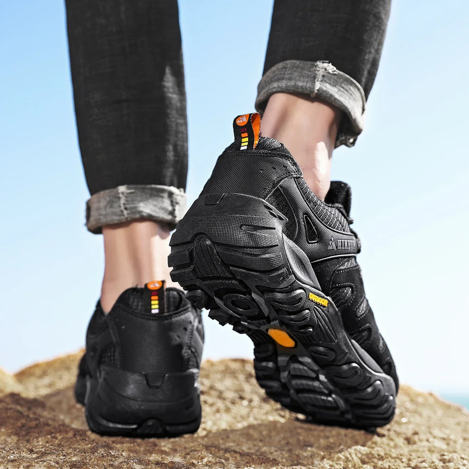WW | Niedrig Wasserabweisende Wanderschuhe Mit Robuster Sohle Für Herren