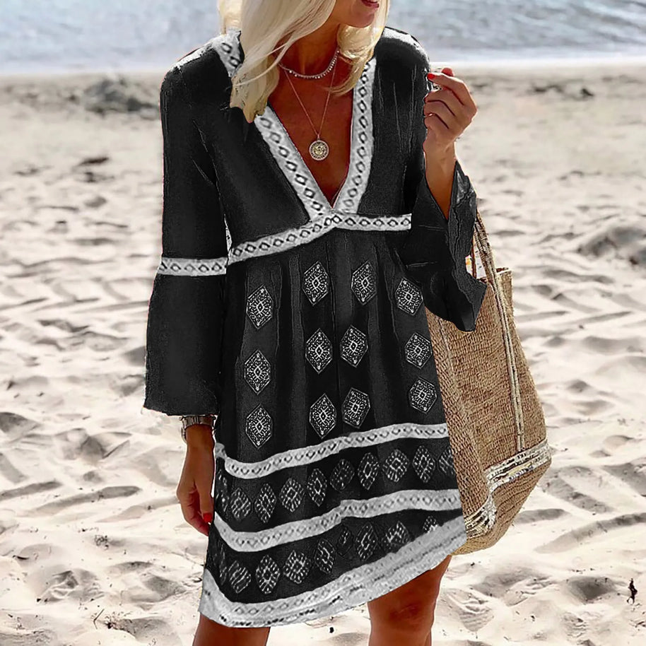 WW | Sommerkleid Mit Fledermausärmeln