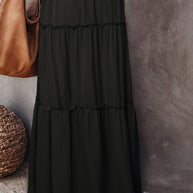 WW | Langer Hochtaillierter Maxi Rock