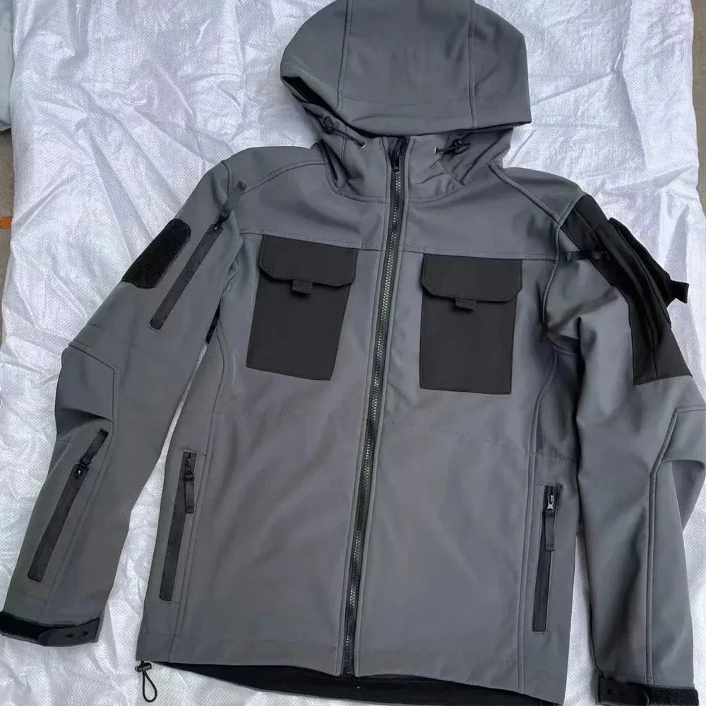 W&W Mode - Wasserdichter Thermoanzug mit Mehreren Taschen für Herren