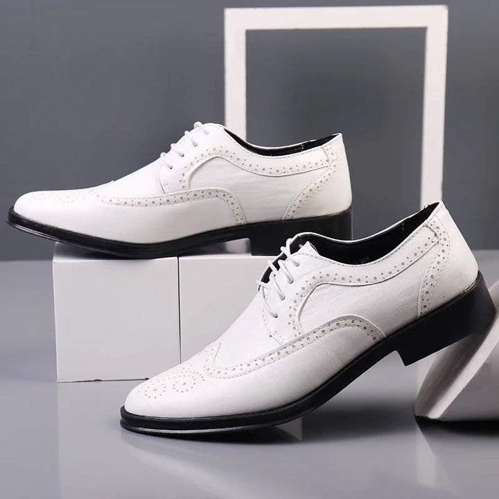 W&W Mode | Bequeme Oxford Herren Business Anzug Schuhe