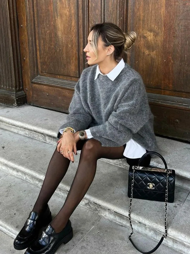 Damen Pullover aus weichem, atmungsaktivem Material