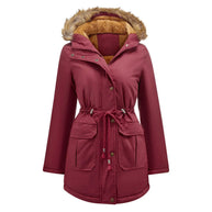 Parka mit Pelz