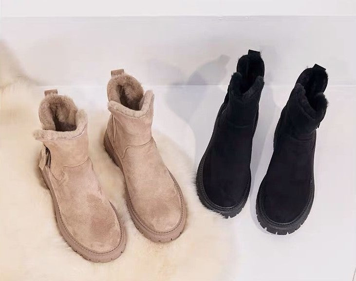 W&W Mode | Moderne Stiefeletten Mit Weichem Fleecefutter