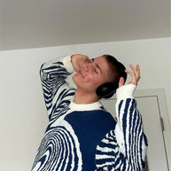 Vintage Strick Unisex-Pullover