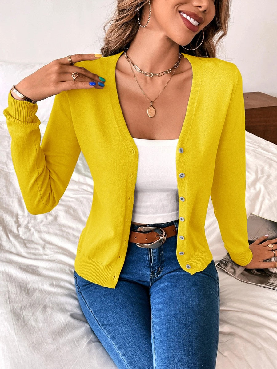W&W Mode | Leichter Stylischer Strickjacke Für Frauen
