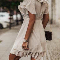 WW | Rüschen Mini Kleid