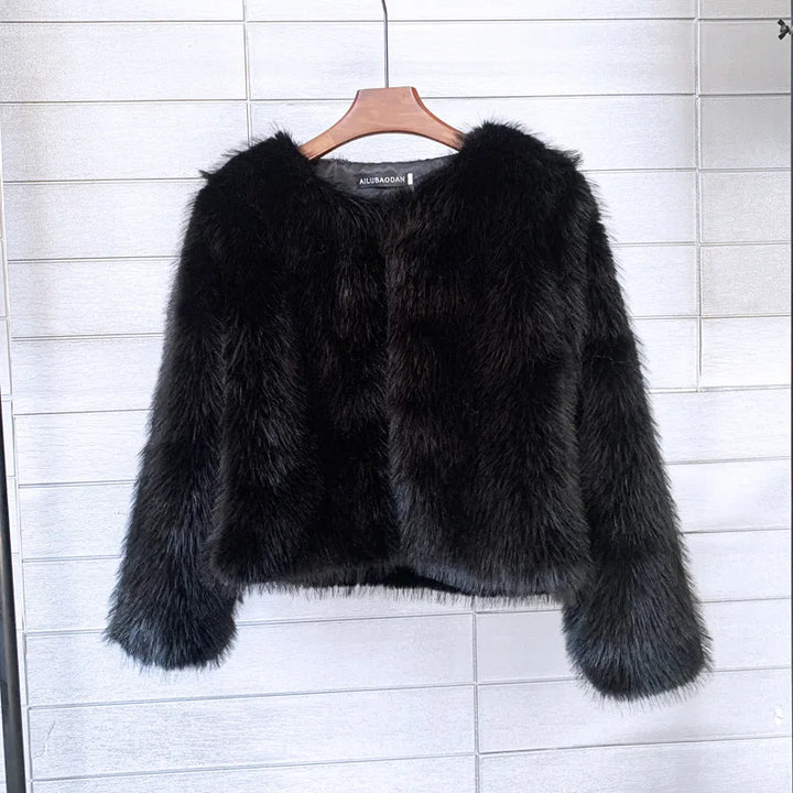 Plüschjacke aus Flausch
