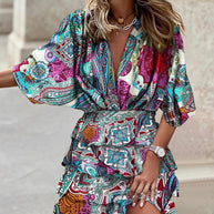 W&W - Stylisches bedrucktes Minikleid