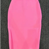 WW | Frauen Neue Rayon Bandage Rock Elegante Bleistiftrock Berühmte Sexy Club Party Kleidung Vintage Vestios