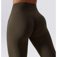 WW | Atmungsaktive Push-up Yoga Leggings Mit Pfirsich Hebung