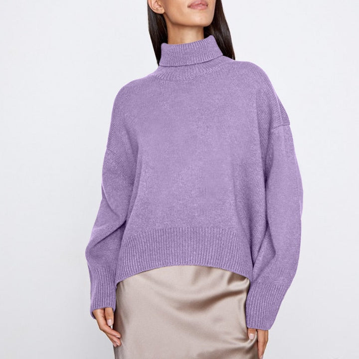 W&W Mode | Stilvolle Herbst Klassische Rollkragenpullover für Frauen