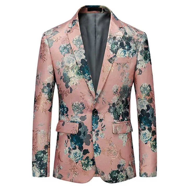 W&W Mode | Eleganter Blumen Blazer Für Herren Der Perfekte Statement Look
