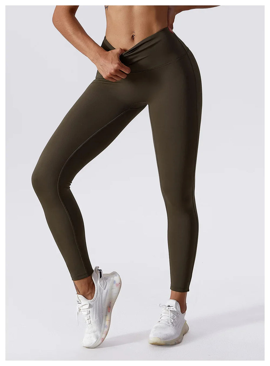WW | Atmungsaktive Push-up Yoga Leggings Mit Pfirsich Hebung