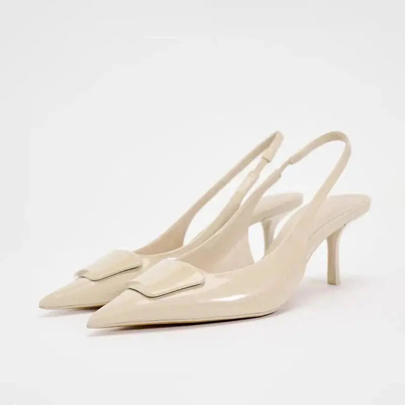 WW | Weiße Gala Pumps Mit Absatz